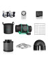 Set de ventilator și filtru Mars Hydro 4" cu control al vitezei