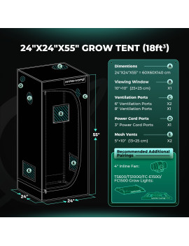 Mars Hydro grow cort 60x60x140cm