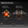 Set de ventilator și filtru Spider Farmer 4 cu controler programabil.