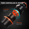 Set de ventilator și filtru Spider Farmer 6 cu controler programabil.