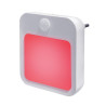 Lumină de noapte pentru priză fără componentă albastră cu senzor de mișcare Bentech GYD01R - lumină roșie