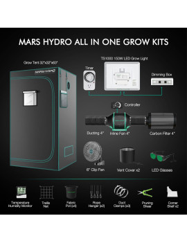 Ansamblu complet Mars Hydro Grow set TS1000