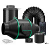 Mars Hydro iFresh 4 ventilator și filtru de carbon – set cu control al vitezei