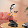 Lampă cu LED pentru citit fără componentă albastră LuDream Flexi - Amber
