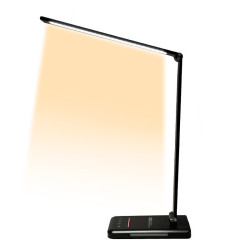 Lampă de birou cu LED fără componentă albastră LuDream Focus – Negru