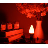 Bec cu LED de 3 W fără componentă albastră LuDream – Roșu (E14)