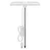 Lampă reglabilă cu LED EMOS GROW pentru cultivarea plantelor, 8 W, cu temporizator, albă