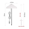 Lampă cu LED pentru cultivarea plantelor EMOS, 5 W, cu temporizator, albă