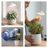 Lampă cu LED pentru cultivarea plantelor EMOS, 5 W, cu temporizator, albă