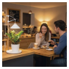 Lampă cu LED EMOS GROW pentru cultivarea plantelor, 7 W, cu temporizator, albă