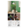 Lampă cu LED EMOS GROW pentru cultivarea plantelor, 7 W, cu temporizator, albă