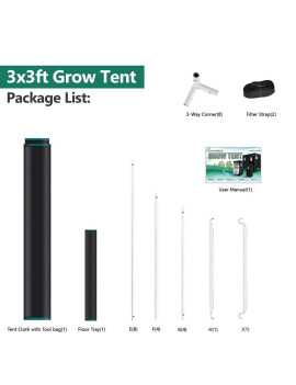 Mars Hydro grow cort 100x100x180cm