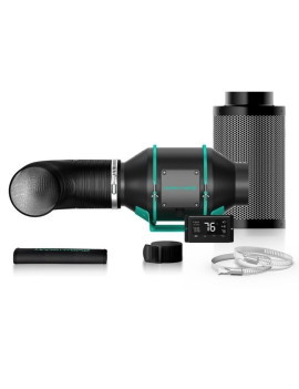 Set de ventilator și filtru Mars Hydro 4" cu termostat